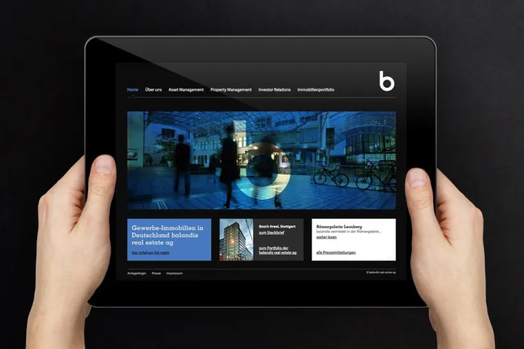Bild: Mehr als nur Fassade: pixabit interactive entwickelt neue Corporate Identity für die balandis ag