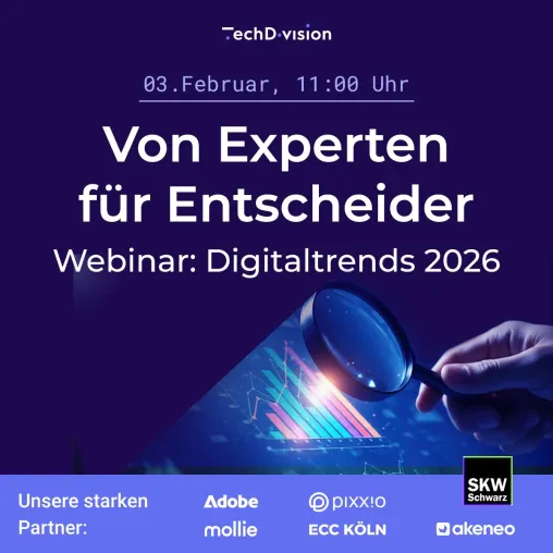 Bild: Digital Trends 2026: Webinar zeigt, welche Technologien jetzt wirklich entscheidend sind