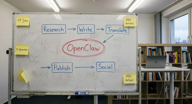 Bild: Berliner KI-Agentur und Entwicklungsstudio baut autonome Content-Pipeline mit Open Source & Human-in-the-Loop