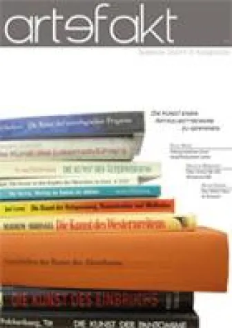 Bild: Die erste Ausgabe der artefakt ist erschienen