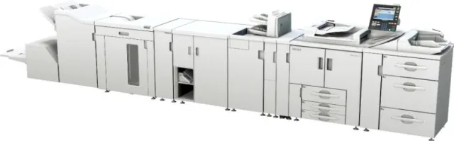 Bild: Fertiges Druckerzeugnis in einem Arbeitsgang