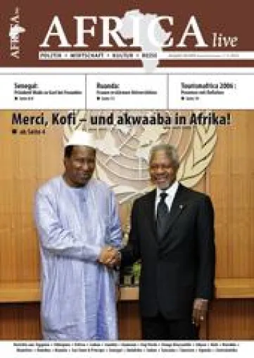 Neue Ausgabe des Afrikamagazins AFRICA live (Nr. 6/2006) erschienen Bild: Neue Ausgabe des Afrikamagazins AFRICA live (Nr. 6/2006) erschienen