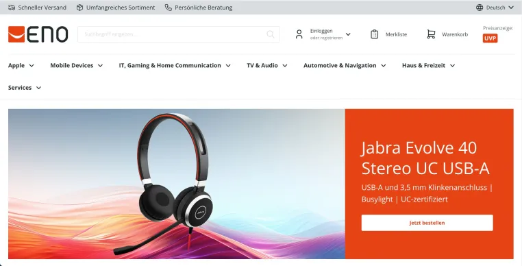 Bild: Shopware-Spezialist onacy entwickelt effiziente B2B-E-Commerce-Lösung für ENO telecom