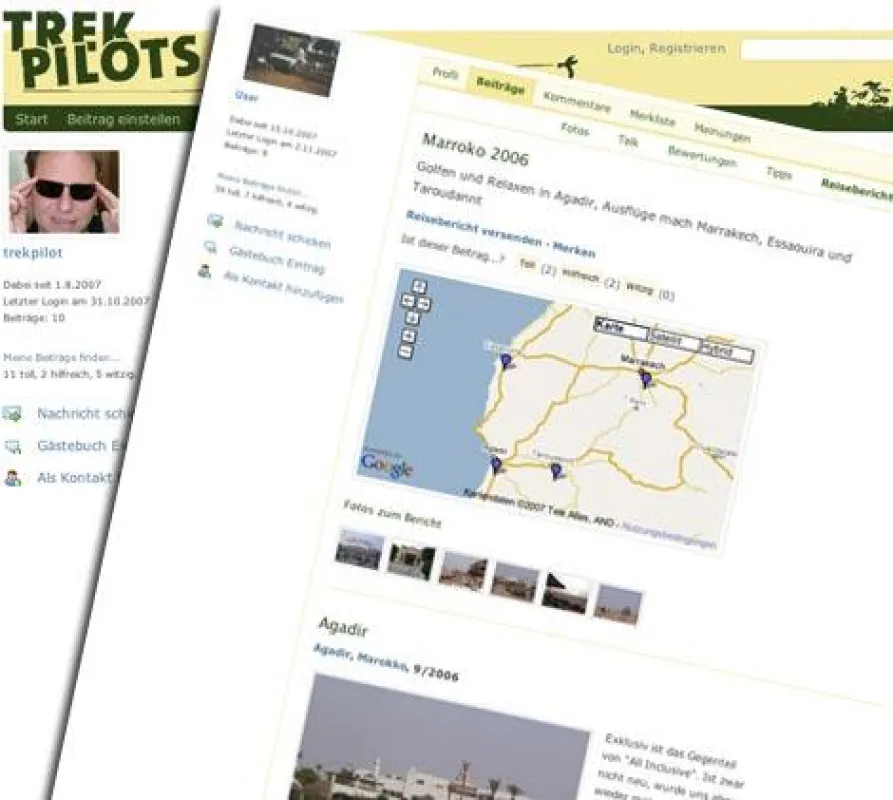 www.trekpilots.com die Reisecommunity