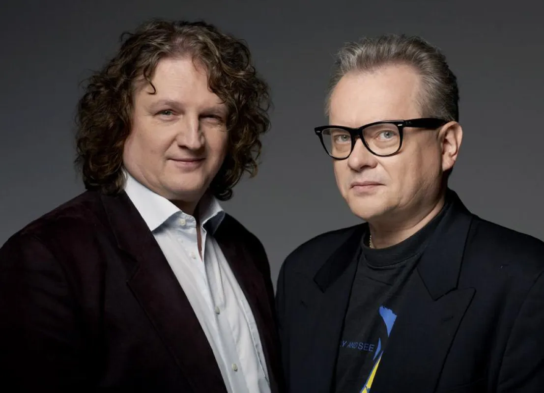 Heinz Rudolf Kunze (rechts) und Wolfgang Stute