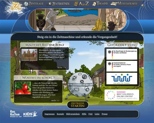 Kinderzeitmaschine mit Erfurter Netcode ausgezeichnet Bild: Kinderzeitmaschine mit Erfurter Netcode ausgezeichnet