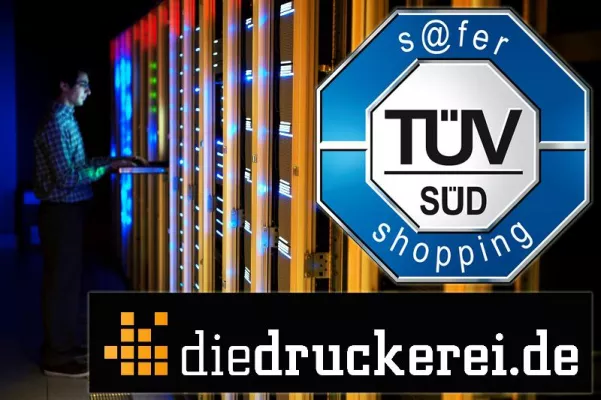 Bild: diedruckerei.de erneut mit TÜV-Siegel s@fer-shopping ausgezeichnet
