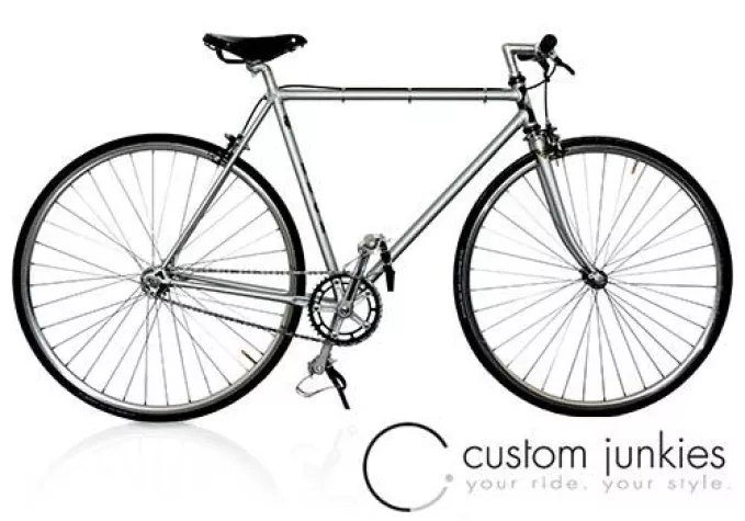 Bild: Custom Junkies: Singlespeed Bike Shop, gebrauchte Rennradteile und Custom Bike Builds