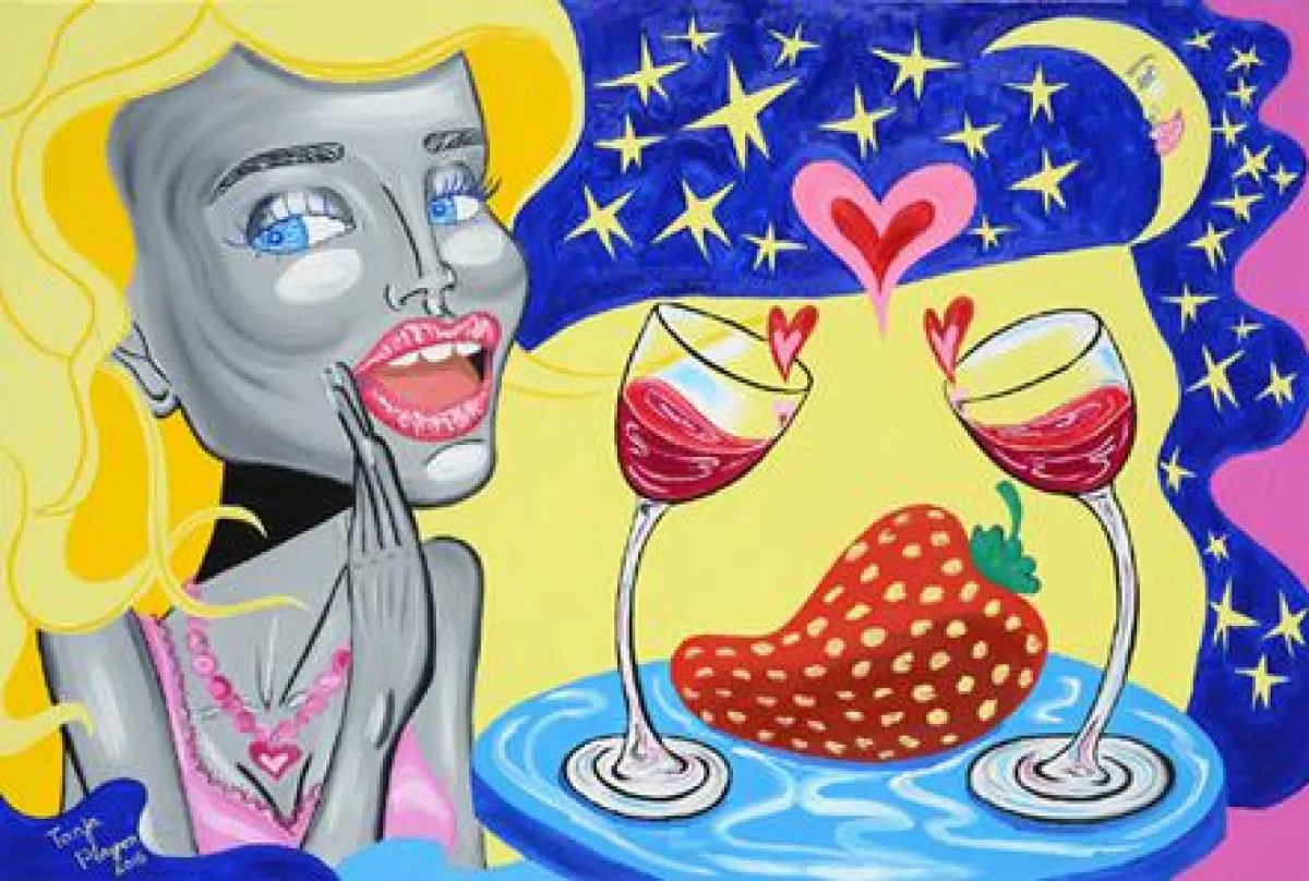 bekannte und berühmte zeitgenössische Künstler - Pop Art Künstler - Tanja Playner - Sweet whisper