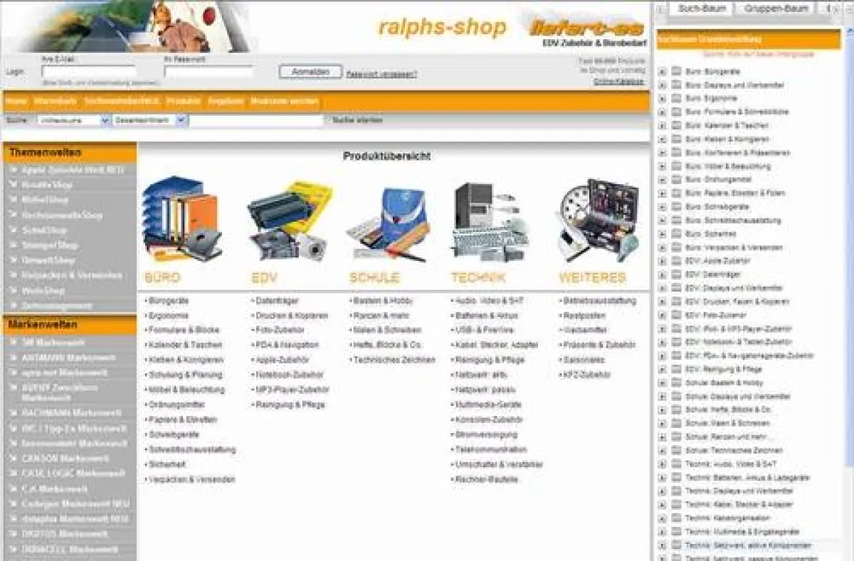 Shop-Ansicht