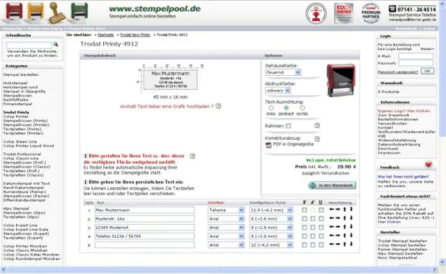 Bild: Neues Online-Gestaltungsmodul vereinfacht das Stempel bestellen bei Stempelpool