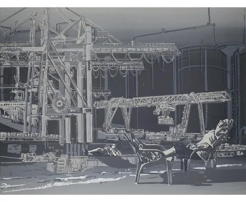 Bild: FRUMPY FUTURE - Nostalgie oder Vision? Einzelausstellung der jungen Berliner Malerin Yulia Kazakova