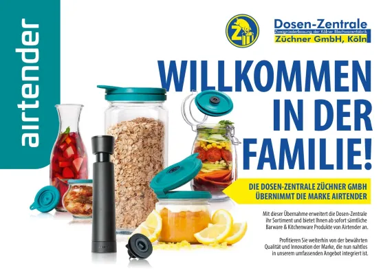 Bild: Dosen-Zentrale Züchner GmbH übernimmt mit Asset Deal Teile der insolventen Airtender B.V. 