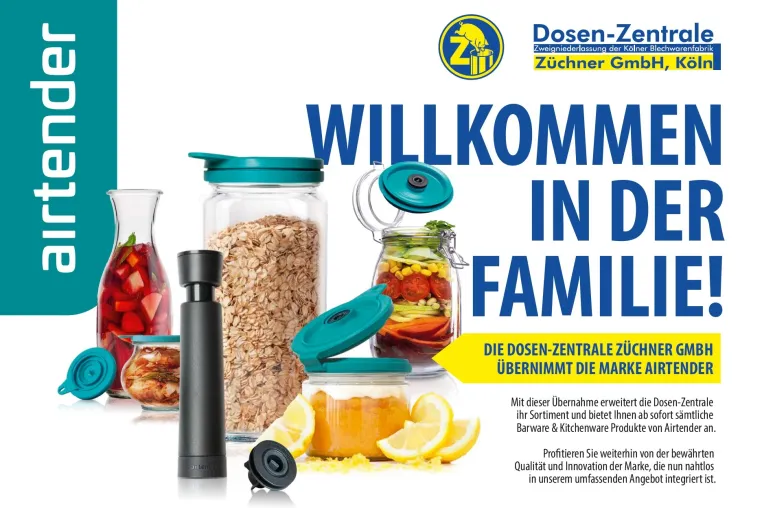 Bild: Dosen-Zentrale Züchner GmbH übernimmt mit Asset Deal Teile der insolventen Airtender B.V. 