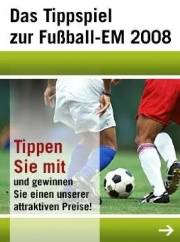 Bild: Fußball-EM - Tippspiel auf allen Kanälen