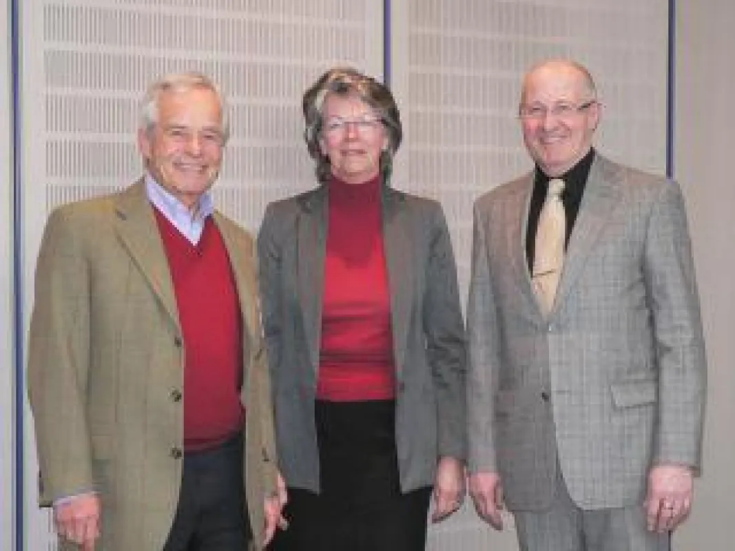 (v.l.n.r.) Der neue Vorstand: Dr. Peter Ramm, Helga Retsch-Preuss und Franz Griesser