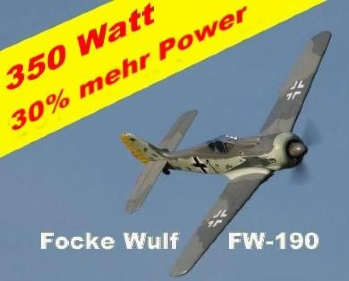 Neues Highlight im Modellflugzeugbau - die Focke Wulf 190