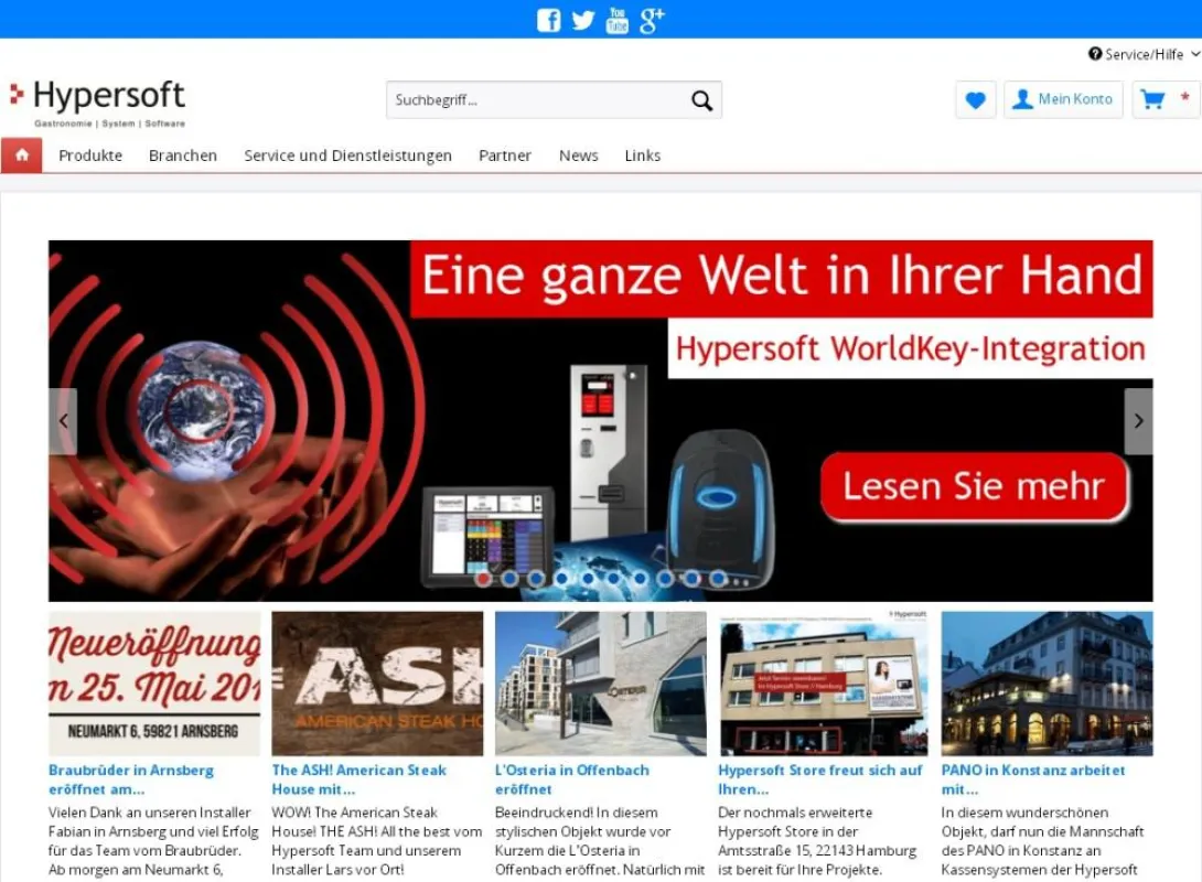 Das Hypersoft Informationsportal ist unter www.hypersoft-shop.de erreichbar
