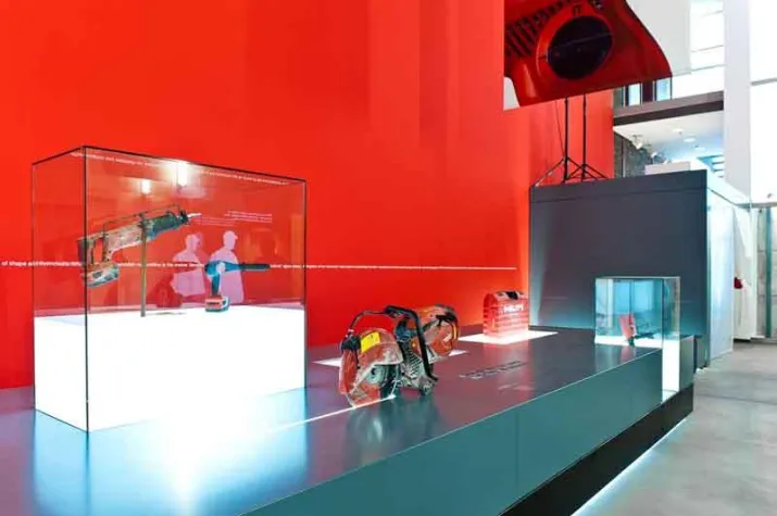 Bild: Kalle Krause realisiert Hilti-Ausstellung im red dot design museum