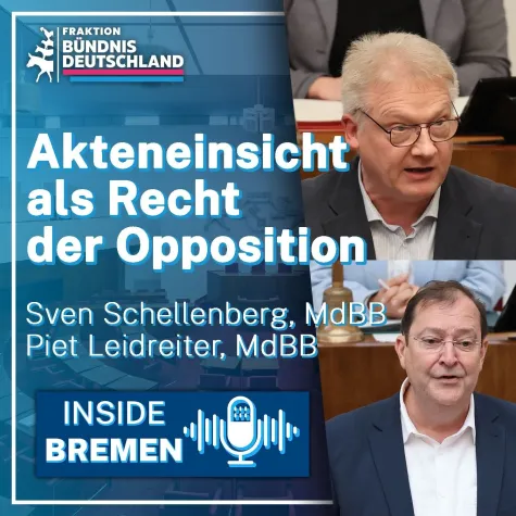 INSIDE BREMEN: Akteneinsicht als Instrument der Opposition zur Kontrolle der Regierung. Bild: INSIDE BREMEN: Akteneinsicht als Instrument der Opposition zur Kontrolle der Regierung.