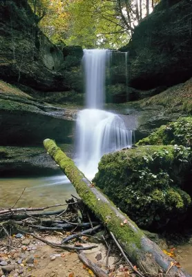 Bild: Die Scheidegger Wasserfälle: Lehrreiche Wanderungen durch eines der schönsten Geotope Bayerns