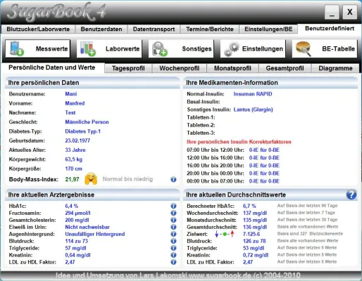 Bild: Diabetes Software SugarBook in neuer Version verfügbar