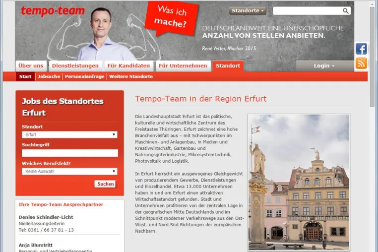 Bild: Jobsuche und Stellenangebote in Erfurt