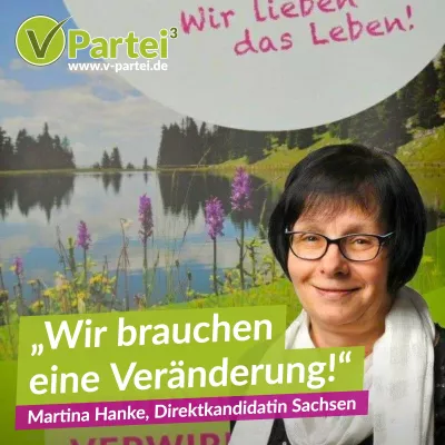 Bild: Martina Hanke will Pflanzenpower in den Landtag bringen - vegane Direktkandidatin
