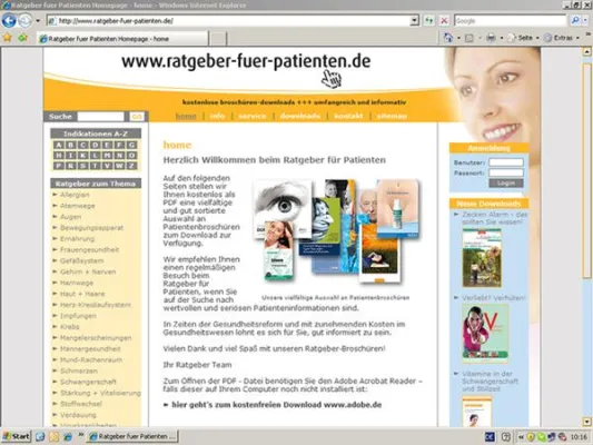 Bild: Kostenfreier Broschürendownload - Neuer Online-Service zu Vorsorge und Gesundheit