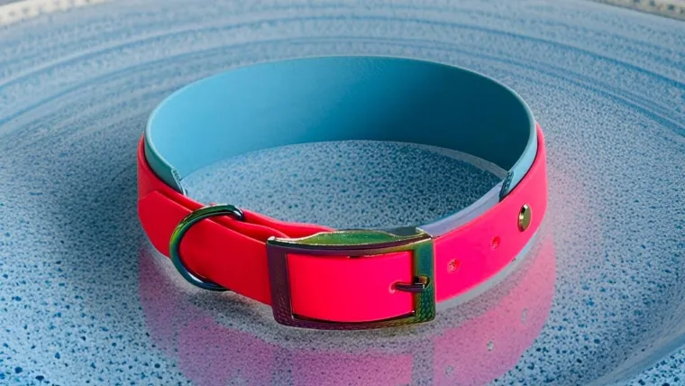 Bild: Hundehalsband-Sets in sonnigen Farben