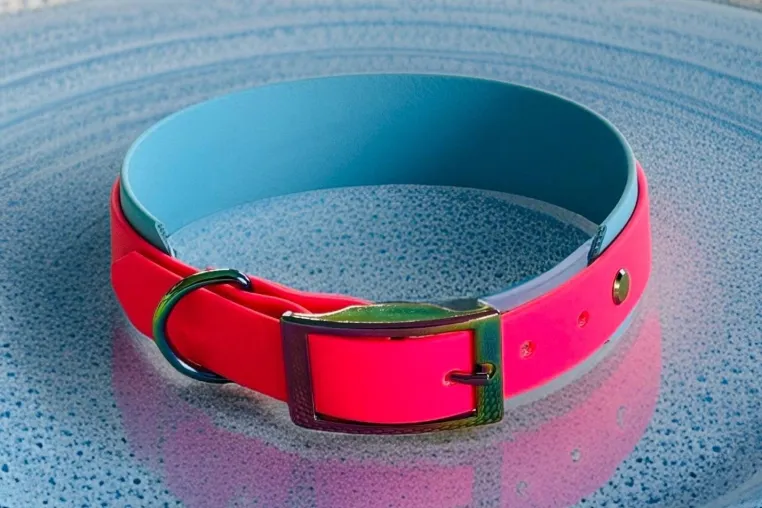 Bild: Hundehalsband-Sets in sonnigen Farben