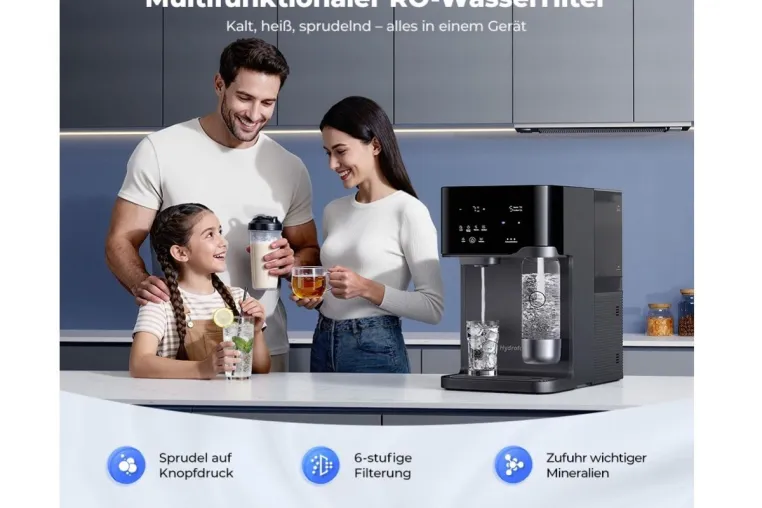 Bild: Hydrofast bringt den All-in-One-Tischwasserreiniger C300 offiziell auf den europäischen Markt