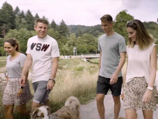 Bild: Dominique Heintz und Janik Haberer - Profis vertrauen DOGSTYLER(R)