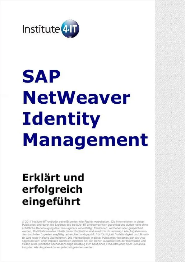 SAP Netweaver Identity Management - Report
