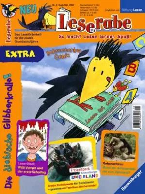 Bild: Heitere Heringe hängen am Haken. Das zweite Heft ist da - Mit der Kinderzeitschrift "Leserabe" macht Lesen lernen Spaß