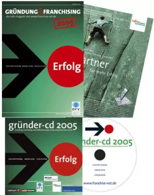 Bild: Zum dritten Mal: Gründung & Franchising - franchise-net gibt kostenlose Infobroschüre und CD für Existenzgründer heraus