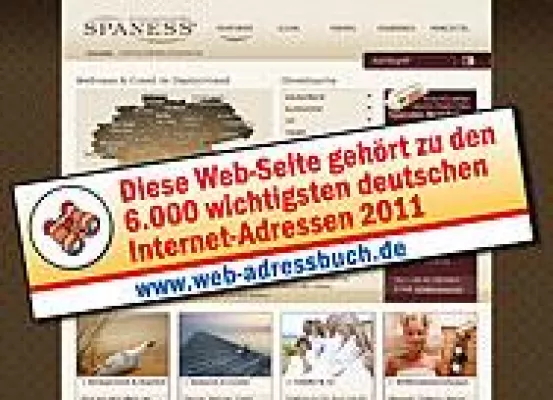 Bild: Eine der besten deutschsprachigen Webseiten spaness.de