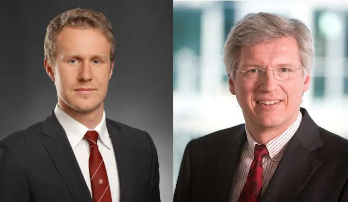 links: Gründer Herr Jan Ansink; recht: Investor Dr. Andreas Albath
