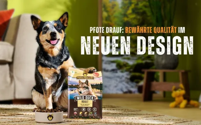 Bild: Pfote drauf: WOLFSBLUT im neuen Look