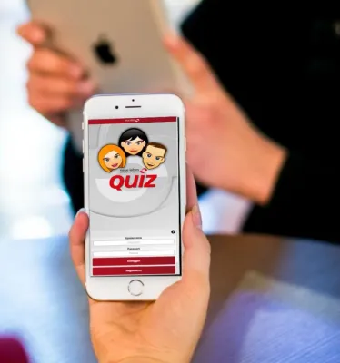 Bild: Lebensversicherer neue leben führt interaktives Quiz bei Sparkassen ein