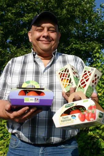 Bild: Verpacktes Bio-Obst und -Gemüse in den Supermärkten muss nicht sein