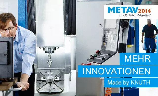 Bild: METAV 2014: KNUTH präsentiert innovative Technologien in der Metallbearbeitung