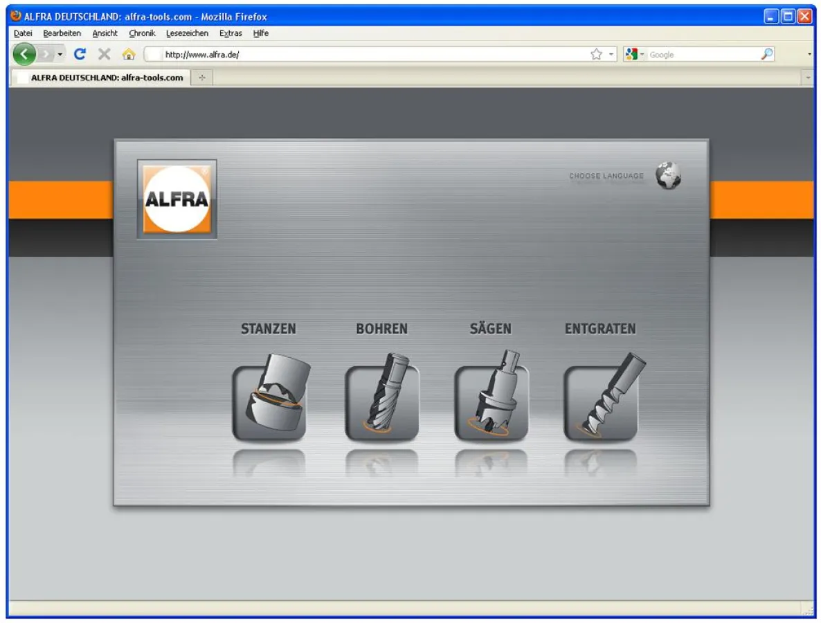Stanzen, Bohren, Sägen und Entgraten - Agentur RPM! / Inh. Robert Pastor relaunched www.alfra.de