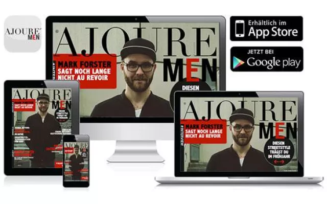 Jetzt das neue AJOURE´ Men eMag April 2015 kostenlos online lesen Bild: Jetzt das neue AJOURE´ Men eMag April 2015 kostenlos online lesen