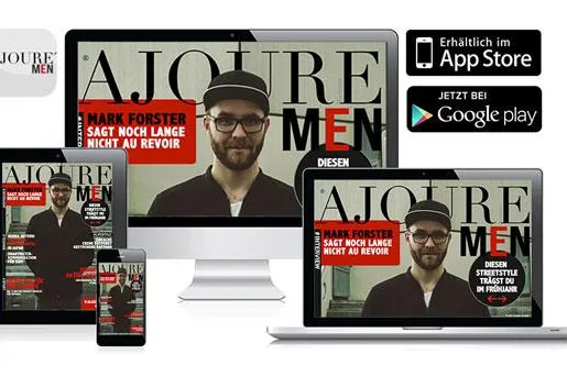 Bild: Jetzt das neue AJOURE´ Men eMag April 2015 kostenlos online lesen