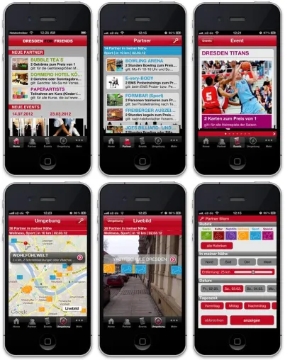 Dresden For Friends macht mobil – App-Entwickler Haase & Martin realisieren iPhone App Bild: Dresden For Friends macht mobil – App-Entwickler Haase & Martin realisieren iPhone App