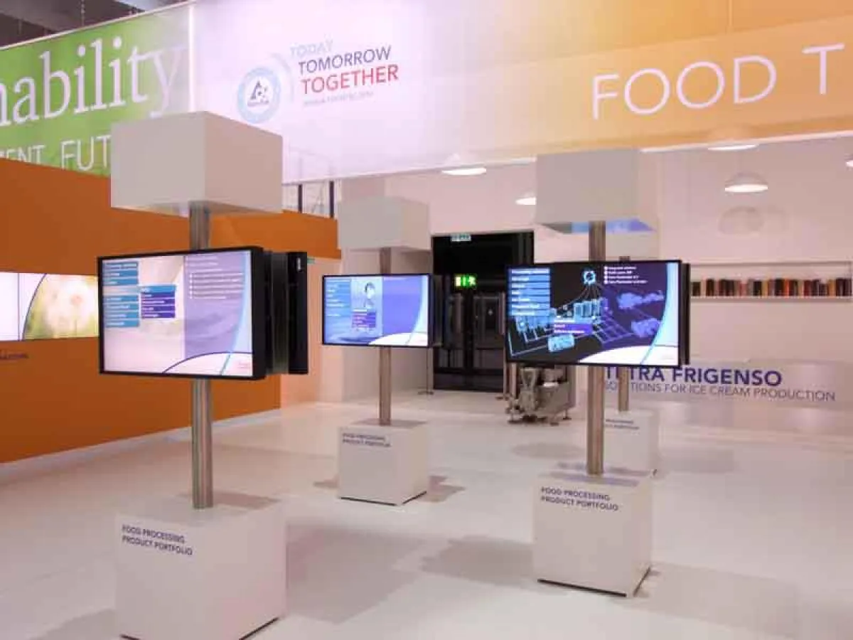 Messepräsentation auf der Anuga FoodTech (Foto: Aventem)