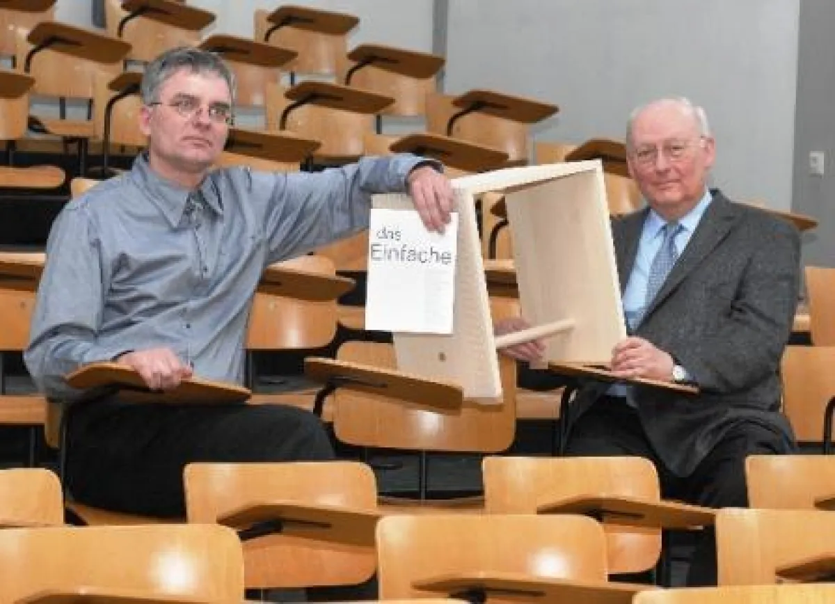 Thomas Vogel und Dr. Dieter Bosch (Foto: Stiftung HfG Ulm/Armin Buhl)