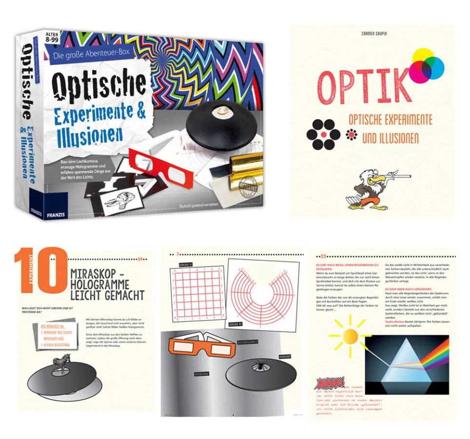 Die große Abenteuer Box - Optische Experimente und Illusionen
