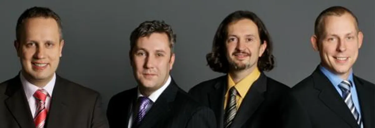 Das mayato Management: Sven Hensen, Chris Reitz, Dr. Markus Dill, Georg Heeren. (von links nach rechts)